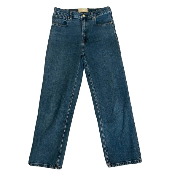 Everlane Denim - Everlane Way High Straight Jeans Size 27 Vintage Indigo